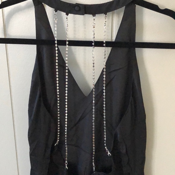 NWT bebe Sexy Sparkle Rhinestone Halter Dress - Picture 6 of 8